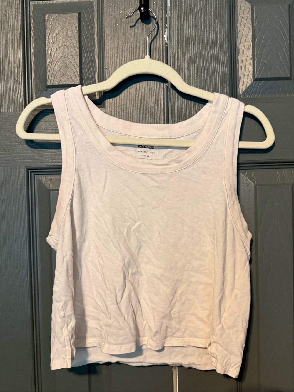 Madewell softfade Tank Top - white
